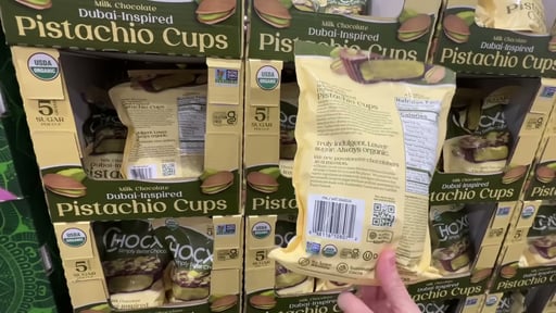 Organic ChocXO Dark Chocolate Pistachio Cups 14.8 oz