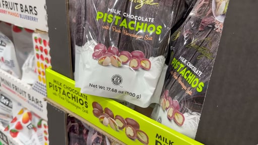 Lamontagne Milk Chocolate Pistachios with Pink Himalayan Salt