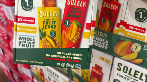 Solely Organic Fruit Jerky Variety Pack