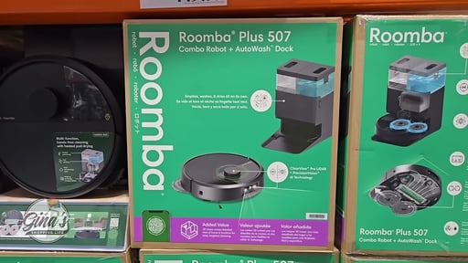 iRobot Roomba Plus 507 Combo VacMop Robot with AutoWash Dock