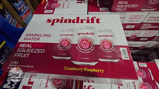SPINDRIFT SPARKLING CRAN/RASPBERRY 24/12 OUNCE CANS