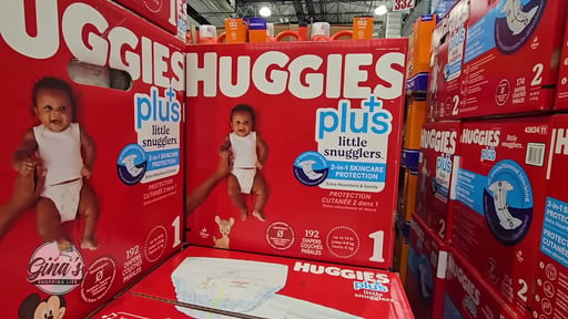 HUGGIES PLUS LITTLE SNUGGLERS SIZE 1
