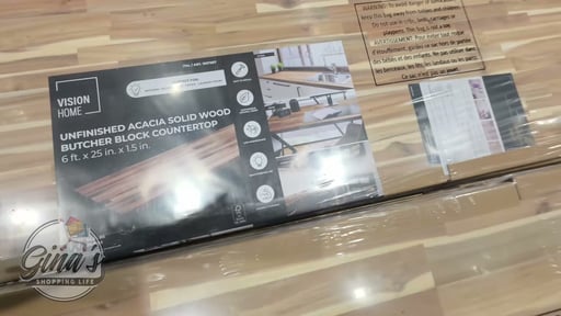 Vision Home Acacia Kitchen Countertop 72"