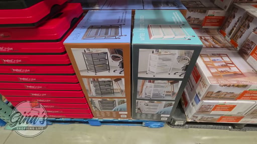 Edifice Mesh Rolling Cart, 3 Tiered Baskets