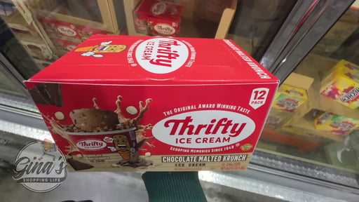 Thrifty Chocolate Krunch Ice Cream Bars, 12-Pack / 3.6 oz Each