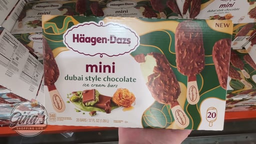Haagen Dazs Dubai Choc. Mini Bars 20Ct/1.85 Oz