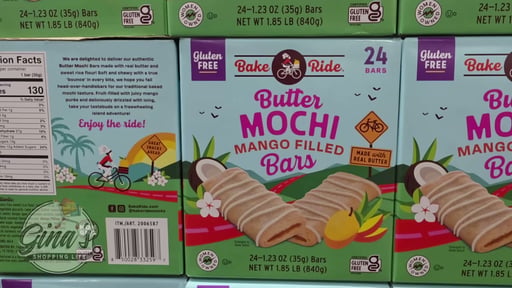 Bake Ride Mango Butter Mochi Bar 24 Ct