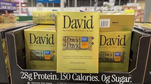 David Protein Bar Variety Pack, 12 CT