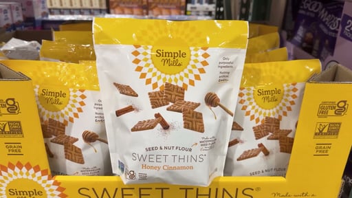 Simple Mills Honey Cinnamon Sweet Thins 14 oz