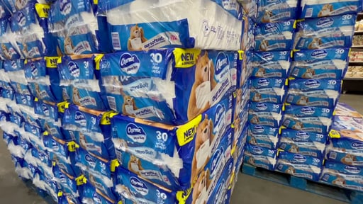 Charmin Ultra Soft 835 Sq Ft 30 Roll / 213 Sheets