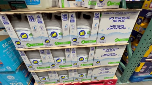 All Free & Clear Plus+ Compacted Liquid Detergent, 160 Loads, 200 oz