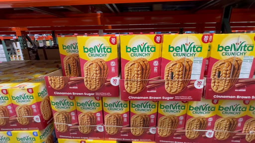 belVita Breakfast Biscuits, Cinnamon Brown Sugar, 30 Pack / 1.76 oz