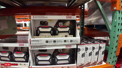Infinity X1 Solar 3000L Lights Worklights 2 Pack