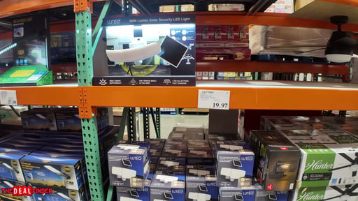 Lutec 3000L Solar Security Light