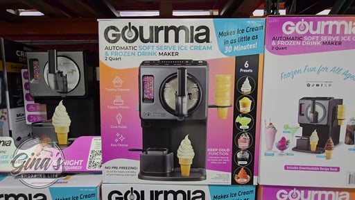 Gourmia Soft Serve Ice Cream and Frozen Drink Maker