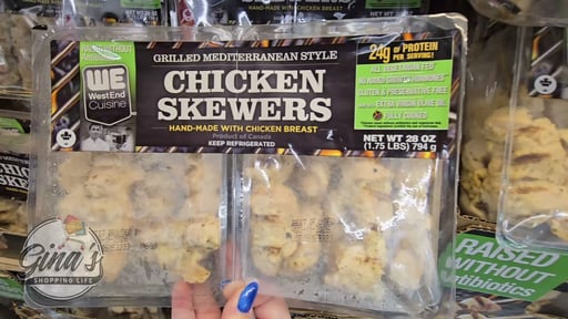 WestEnd Cuisine Grilled Chicken Skewers, Mediterranean Style, 2 oz, 14 Count