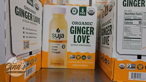 Suja Organic Ginger Love Lemonade 6/10.5 oz