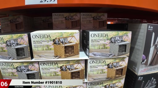 Oneida 24-Piece Flatware Set with Caddy