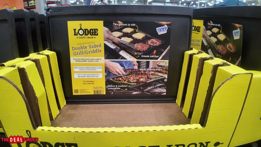 Lodge Seasoned Cast Iron Reversible Grill/Griddle