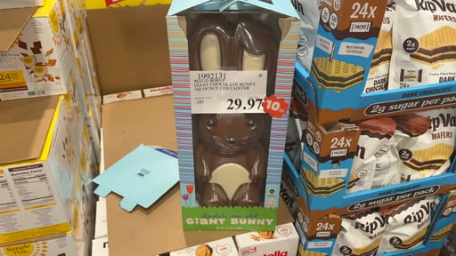 Maud Borup Giant Chocolate Bunny