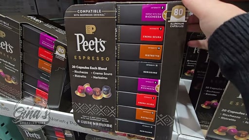 Peet's Aluminum Capsule 80 CT Nespresso Compatible