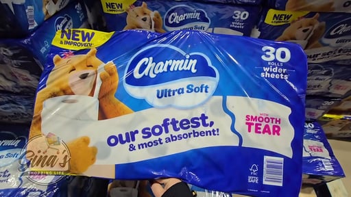 Charmin Ultra Soft 835 Sq Ft 30 Roll / 213 Sheets
