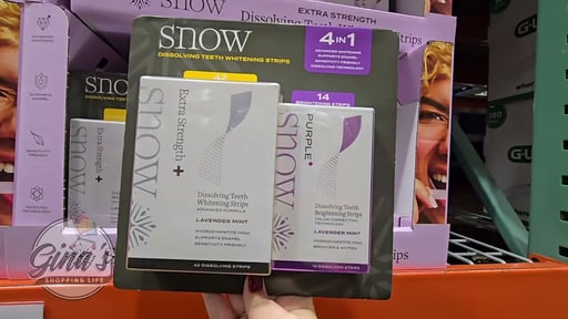 SNOW Whitening Strips 42 Diamond Treatments 14 Purple Treatments
