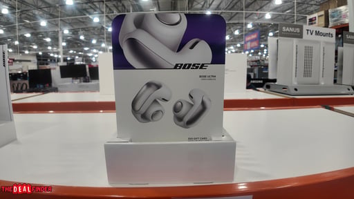 Bose Ultra Open-Ear Earbuds White Smoke