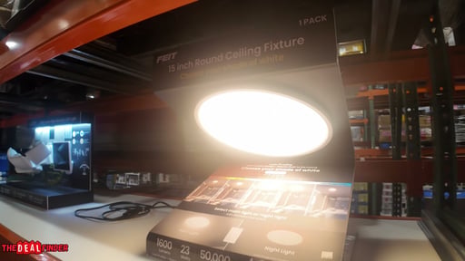 Feit Electric 15" Flush Mount Ceiling Fixture with EdgeLit Night Light