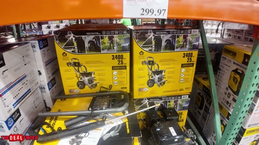 BE Power Equipment Gas Pressure Washer 3400 PSI 2.4 GPM 223CC