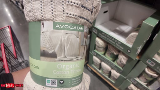 Avocado Knotted Stripe Cotton Throw, 60" x 70"