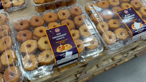 CT Bakery Mini Croissant Donuts 20 Count Package