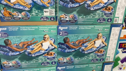 Aqua Luxury Pool Lounger / Tanner 2-Pack
