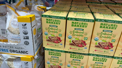 Nature's Bakery Organic Oat Crumble 24/1.4 oz (2.1 lb)