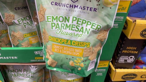 Crunchmaster Chickpea Crisps, 16 oz
