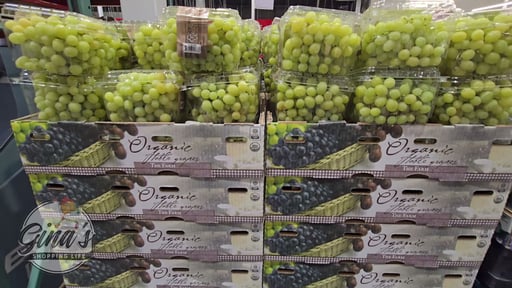 Organic Green Seedless Grapes, 3 lbs
