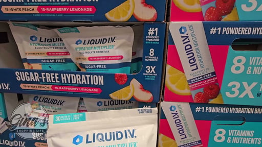 Liquid I.V. Sugar-Free Hydration Multiplier Variety Pack, 30 Count