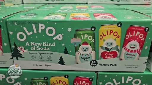 Olipop Winter Variety Pack, 15/12 fl oz