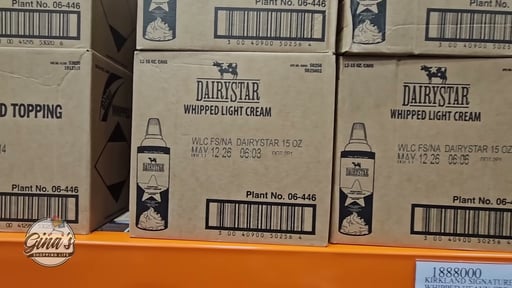 Dairy Star Light Whipped Cream 12/15 oz