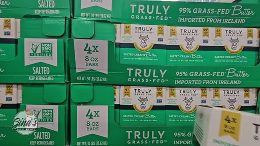 Truly Grass-Fed Irish Butter Salted 4/8 oz
