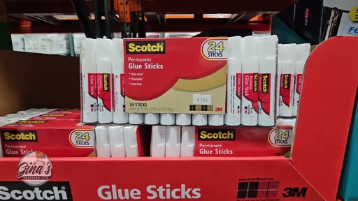 Scotch Permanent Glue Stick, 0.28 oz, 24-Count