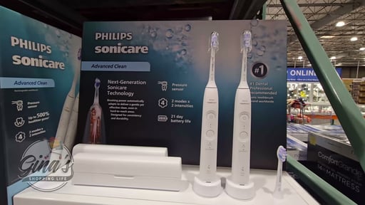 Philips Sonicare Advanced Clean Rechargeable Electric Toothbrush, 2-Pack