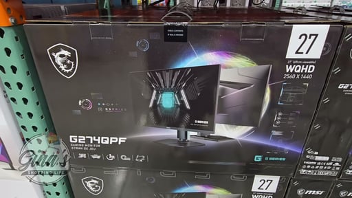 MSI 27" WQHD 170Hz 1ms G-SYNC Compatible IPS Gaming Monitor