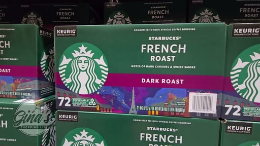 Starbucks French Roast Dark Roast 72 Count K-Cup Pods