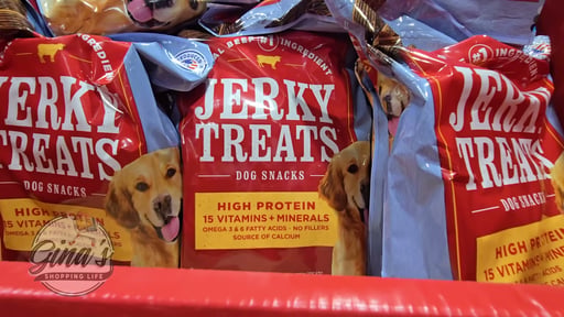 Jerky Treats Beef Flavor Dog Snacks 60 oz (3.75 lbs)