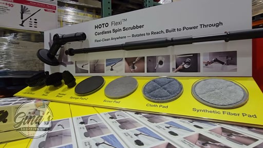 HOTO Flexi Cordless Spin Scrubber