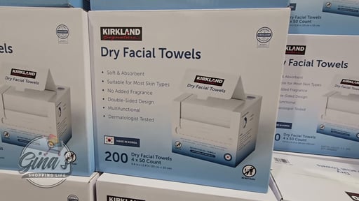 Kirkland Signature Daily Dry Facial Towel 4-Pack 50 CT