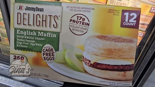 Jimmy Dean Delights Cage Free Eggs Muffin 12 Count (3.82 lbs)