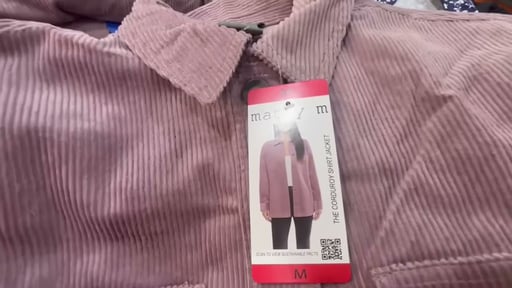 Matty M Women's Corduroy Shirt Jacket