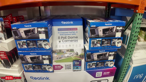 Reolink 4K 8MP Wired 8-Channel NVR Security System with 8 Dome Cameras